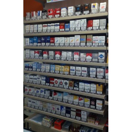 Box espositore per sigarette con spingi pacchetto ruggine Espositori per tabaccherie